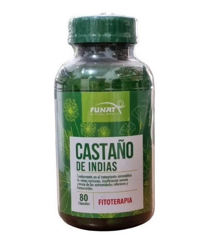 Castaño De Indias X 80 Capsulas - Unidad a $536