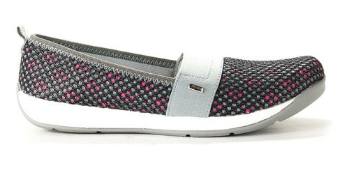 Tenis Dama Flexi Casual De Meter Gris Tejido 28305 | Meses sin intereses