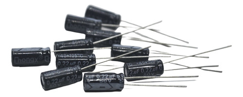 Capacitor Electrolítico 0.22uf 50v 10 Piezas