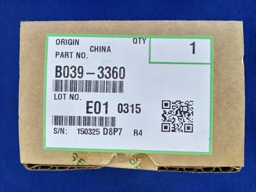 Manilla Seguro Verde Toner Ricoh 2018 2020 Mp 2000 B039-3360