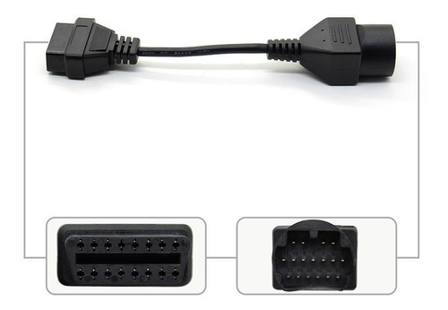 Imagen 3 de 3 de Mazda Cable Adaptador De Diagnostico 17 Pin A 16 Pin