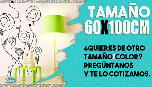 Vinilo Decorativo Flores Mod4