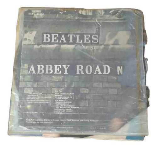 Disco De Vinilo De The Beatles  Abbey Road 
