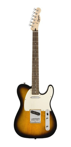 Imagen 1 de 5 de Guitarra eléctrica Squier by Fender Bullet Telecaster de álamo brown sunburst brillante con diapasón de laurel indio