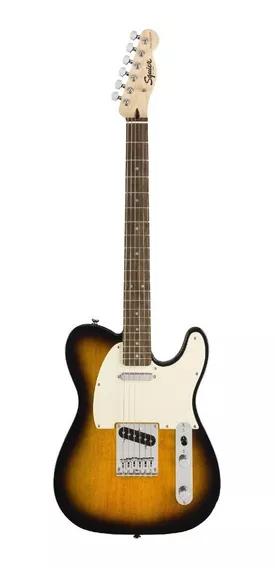 Guitarra eléctrica Squier by Fender Bullet Telecaster de álamo brown sunburst brillante con diapasón de laurel indio