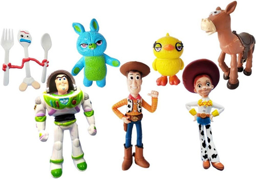 7 Piezas Toy Story Cake Topper  Toy Story Party Suministros 