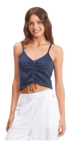 Crop Top Roxy Flirty Feels Mujer Azul