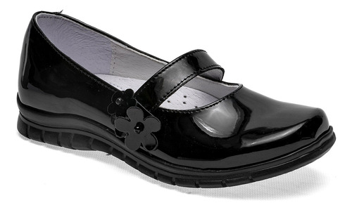 Zapato Escolar Niña Yuyin Negro 098-265