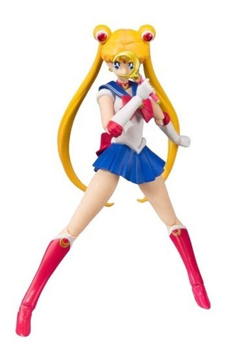 Imagen 2 de 2 de Muñeco Figura Anime Sailor Moon Serena Articulable