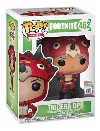 Funko Pop - Tricera Ops - Fortnite - Número 462 - Pop!