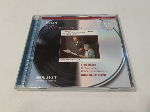 Piano Concertos 20 & 24, Mozart - Cd 2001 Nuevo Alemania