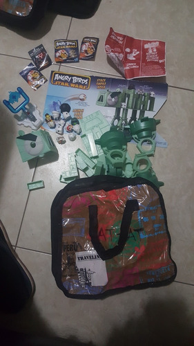 Colección Angry Birds Star Wars Death Star, Darth Vader, At (Usado)