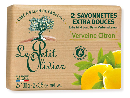 Le Petit Olivier Jabon Extra Suave  Verbena Lemon  Limpia