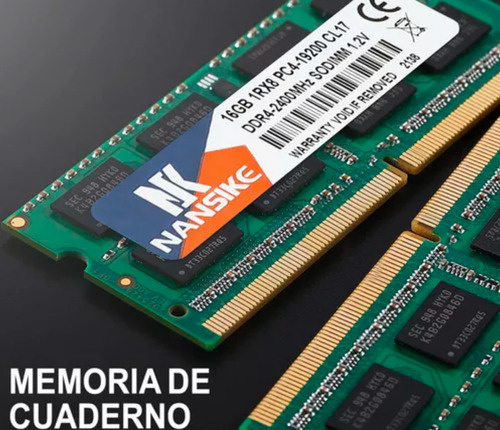 Memoria RAM Nansike gamer color verde  16GB 1x16GB Nansike DDR4-2400S