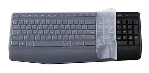 Funda De Teclado De Logitech Mk345 | Transparente / Silic...