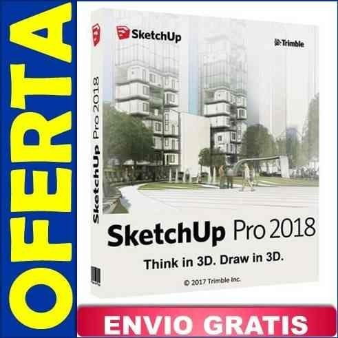 Sketchup Pro + Programa 2018 + Vray Mac Windows Pc