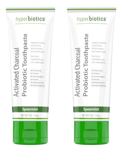 Hyperbiotics Pasta De Dientes Probiotica De Carbon Activado