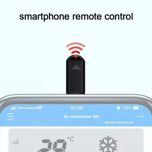 Adaptador Transmisor Dongle Infrarrojo Tipo C Control Remoto