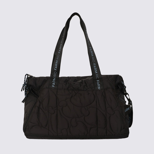 Bolsa Farm Viva Liso Preta Cor Preto