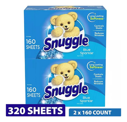 Snuggles Toallas Para Secadora 320 Toallitas Importada