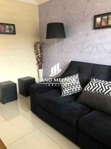 Imagem 6 de 8 de Apartamento Em Condomínio Padrão Para Venda No Bairro Jardim São Nicolau, 3 Dorm, 1 Vagas, 55 M.ap1488 - Ap1488