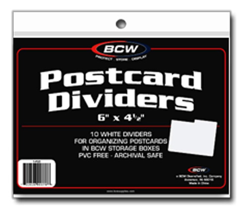 Divisores De Postales Bcw 1-pcd Bcw