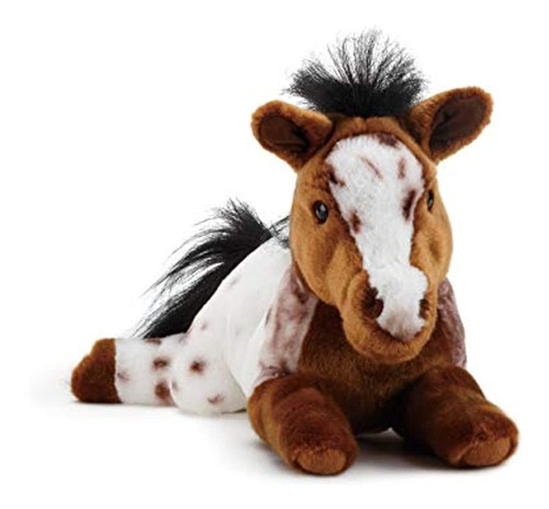 Peluche Caballo Apaloosa Grande Con Manchas.