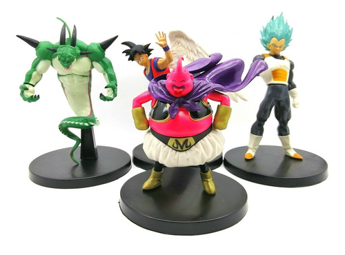 Figuras De Colección Dragon Ball Z X4 Muñecos Goku Vegeta 