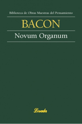 Libro Novum Organum - Bacon, Francis