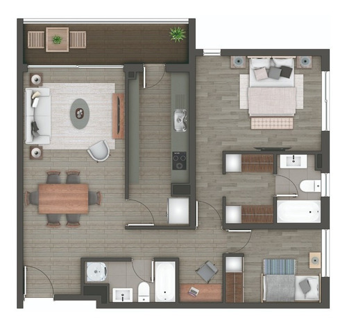 Depto Semi-nuevo! 304 Ptp535, 2d Y 2b, Consulta Op De Compra