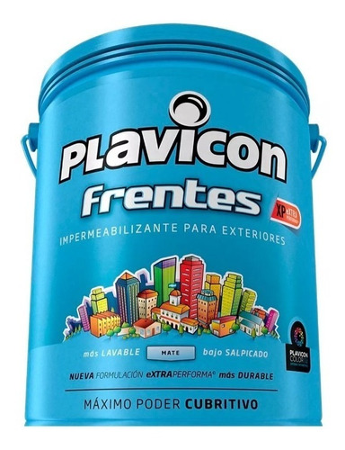 Plavicon Frentes Blanco 20 Litros Impermeabilizante.