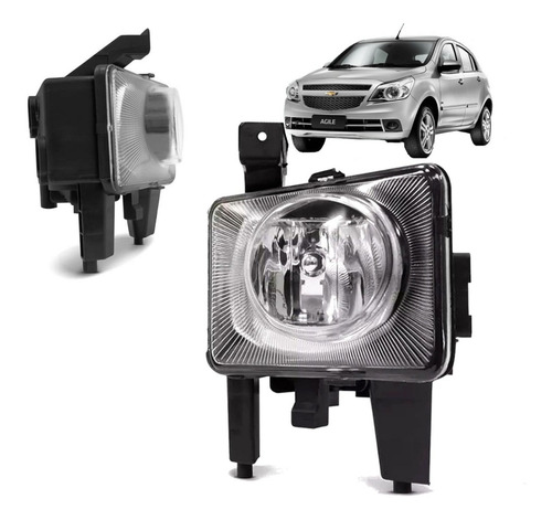 Imagem 1 de 3 de Par 2 Farol Milha Auxil Neblina Agile 2010 2011 2012 13 2014