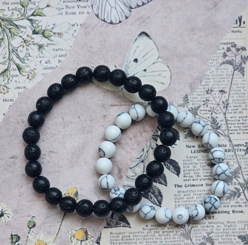 Pulseras De Pareja De Hilo Elásticas