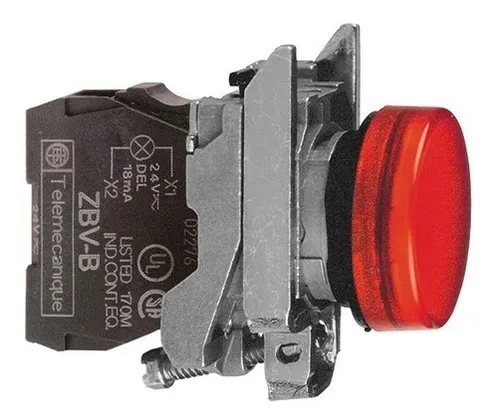 Piloto Xb4 - Bv4 Rojo