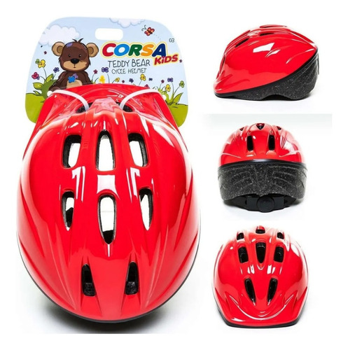 Capacete Infantil Ciclismo Bike Kidzamo Corsa Teddy Kids