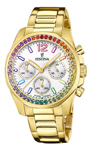 Reloj F20609/2 Dorado Festina  Mujer Bliss