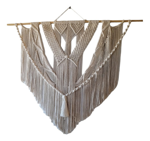 Tapiz Decorativo En Macramé Estilo Boho Grande 