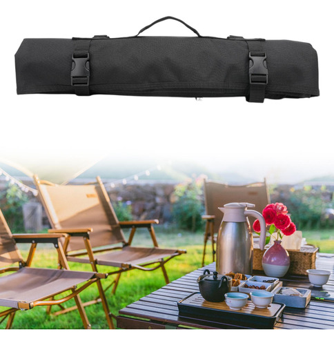 Mat De Campamento Al Aire Libre Almohadilla Para Negro