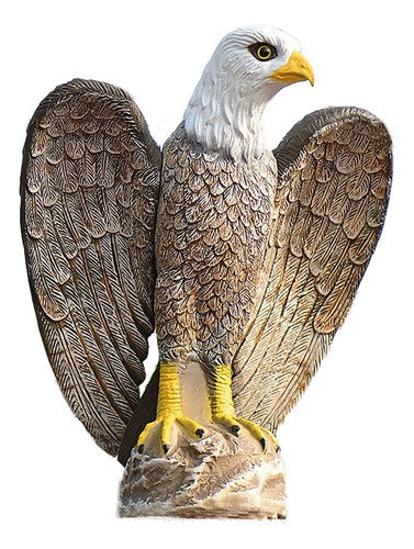 Estatua Realista Aguila Calva 17  Combinacion Modelo Hawk 95