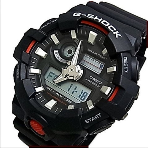 Relogio Casio G-shock Preto Elite Ga-700-1a Na Caixa