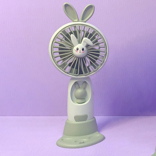 Ventilador De Mano Silencioso Usb Recargable Mini Verde