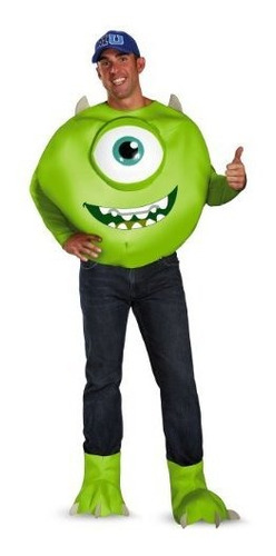 Disfraz Talla X Large (42|46) Para Hombre De Mike Wazowski