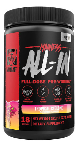 Mutant Madness All-in - Preentrenamiento Dosificado Completo