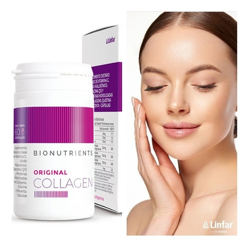 Bionutrients Linfar Collagen Elastina Placenta Hialu Vit C 