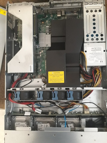 Servidor Hp Proliant Dl180 G6 Com 10 Baias 6 Gb Memória 3hds