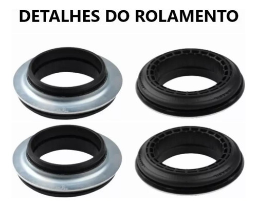 Kit Batente Coxim Amortecedor Dianteiro New Civic 2007 2011