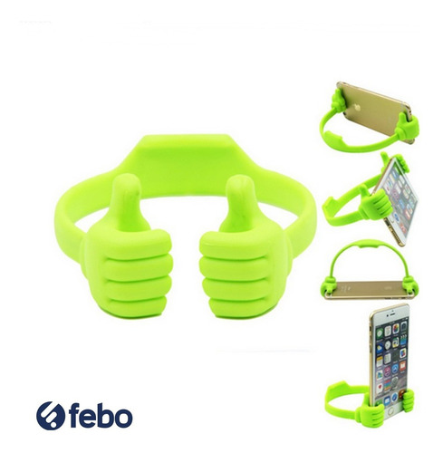 Imagen 3 de 5 de Soporte Celular Flexible P/ Mesa Escritorio Tipo Manos Febo