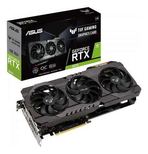 Tarjeta Video Gamer Asus Tuf-rtx3070-o8g-v2 Rtx 3070 Oc 8gb