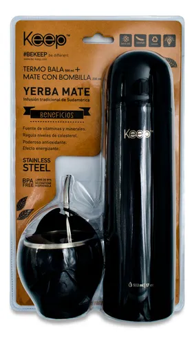 comprar Mate + Bombilla + Termo: Edición Especial Para Yerba Mate