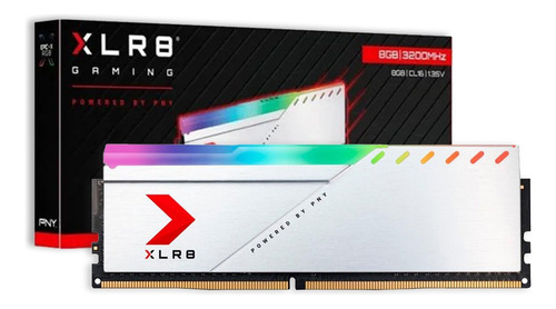 Memoria Ram Pny Xlr8 Gaming Epic-x Rgb 8gb Ddr4 3200mhz Cl16